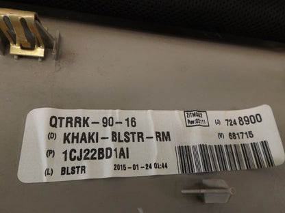 1CJ22BD1AI 2011-2018 Grand Caravan Interior Right Quarter Panel Trim Insert 1CJ22BD1AI OEM