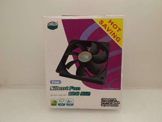 New Cooler Master Silent Fan 120 SI2 for Computer Cases Coolers Contains 4