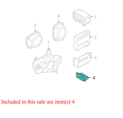 2L1F19A164AB 1999-2006 Ford Expedition Audio Volume Control Switch 2L1F19A164AB