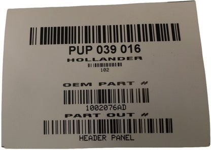 1002076AD 2008-2012 Jeep Liberty Front Header Panel Used OEM 1002076AD