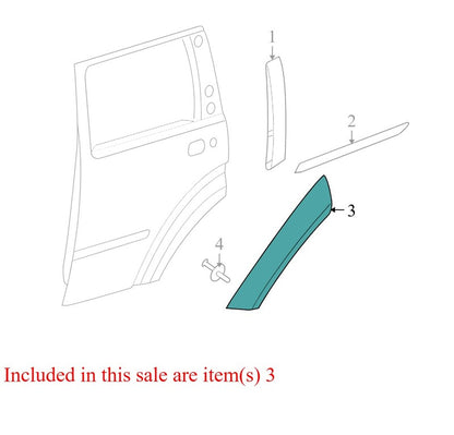 5KH79CD7AD 2007-2011 Dodge Nitro Passenger RL Fender Flare Used 5KH79CD7AD OEM