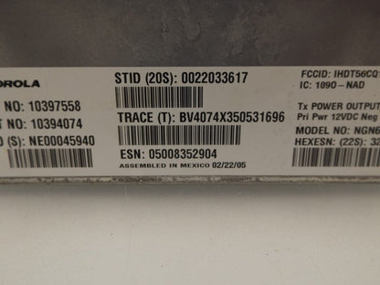 89047017 2002-2006 CHEVROLET TRAILBLAZER ONSTAR COMMUNICATION MODULE 15812977 OEM