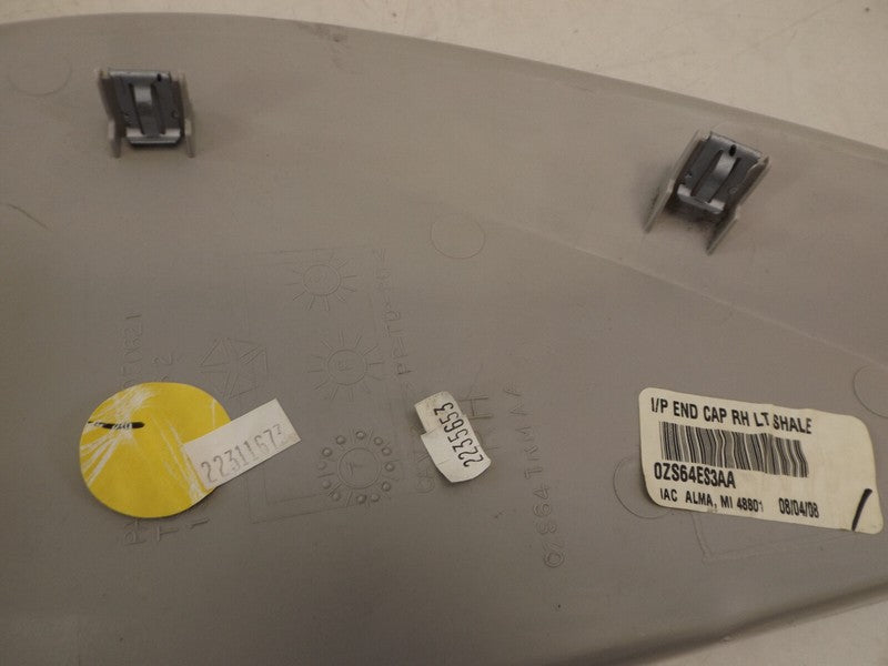 0ZS64ES3AA 2008-2010 Chrysler Town &amp; Country Passenger FR Dash End Cap Used ZS64ES3AA