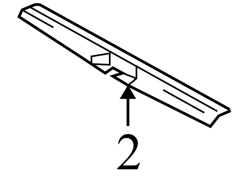 6L1Z7842624AAB 2003-2006 Ford Expedition Rear Liftgate Sill Trim Used OEM 2L1478404C08