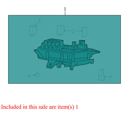 20934630 2012 Buick Enclave Fuse and Relay Center Used 20934630 OEM