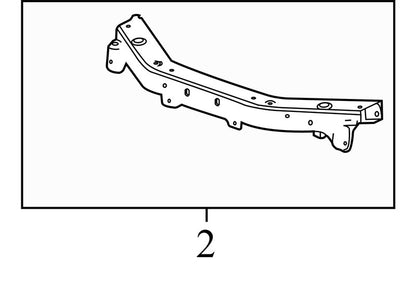 25974358 2010-2017 Chevrolet Equinox Radiator Support Tie Bar Used OEM 25974358