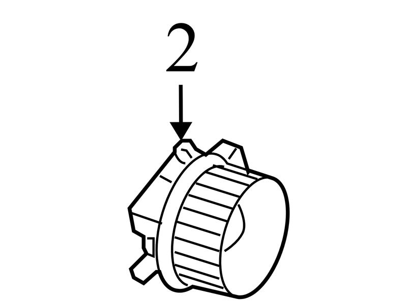 0701132570 2008-2010 Chrysler Town &amp; Country HVAC Blower Motor Used OEM 5183147AC