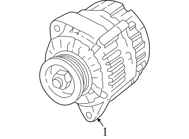 22683070 1995-2005 Chevrolet Cavalier 2.2L Alternator Used OEM 22683070