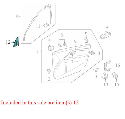 30781075 2010-2016 Volvo XC70 Tweeter Speaker Used OEM 30781067