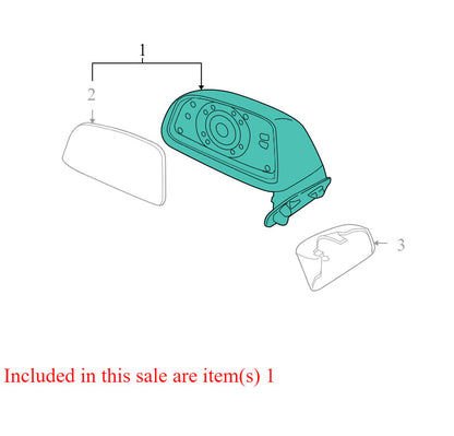 876101D130 2007-2012 Kia Rondo Driver FL Door Mirror Used OEM 876101D130 