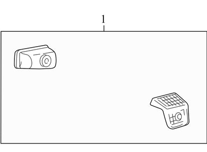 YL5Z15200AA 1998-2005 Ford Ranger Left and Right Fog Light Set Used OEM YL5Z15200AA 
