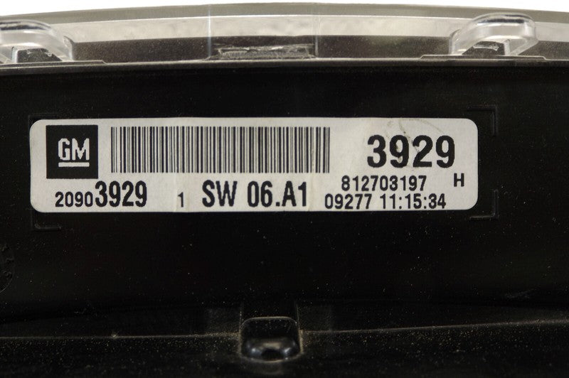 20903929 2010 Chevrolet Equinox Instrument Cluster 20903929