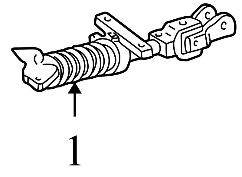 4680500AA 2001-2007 Chrysler Town &amp; Country Steering Column Assembly Used OEM