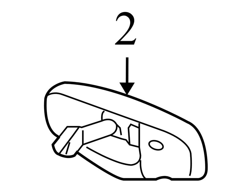 22905183 08-12 Chevrolet Malibu Interior Rear View Mirror Onstar Telematics 15292249 OEM