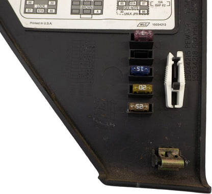 10390238 1999-2006 Chevrolet Silverado 1500 Dash End Cap Fuse Panel Cover Used OEM