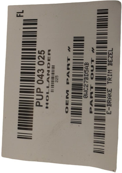 0WC27BD5AB 2001-2007 Chrysler Town & Country Driver FL E-Brake Trim Bezel Used OEM 0WC27BD5