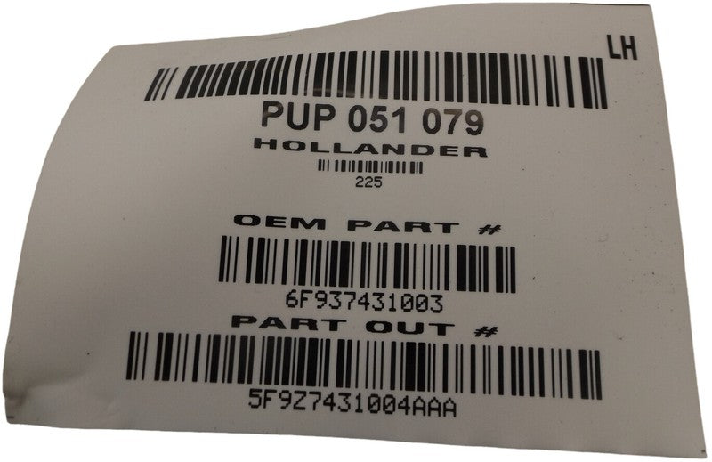 5F9Z7431004AAA 2005-2007 Ford Freestyle Driver LH Interior Quarter Panel Trim Panel Used OEM 