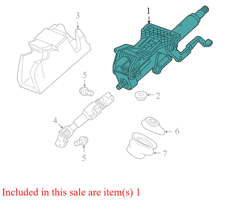 39019170 2011-2016 Chevrolet Cruze Steering Column Assembly Used 39019170 OEM