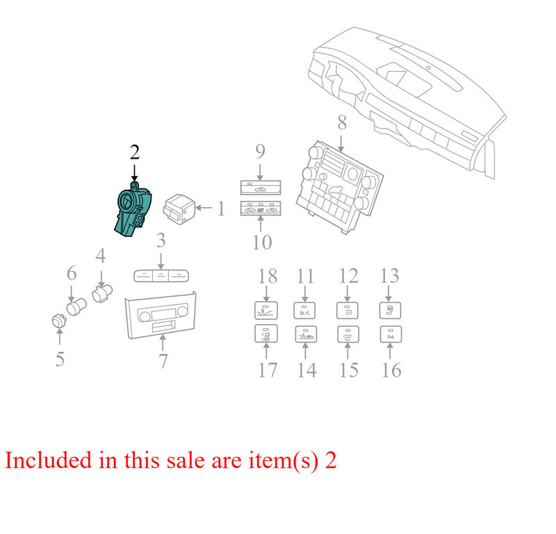 31288604 2010-2016 Volvo XC70 Ambient Air Temperature Sensor Used OEM 6G9N19C734