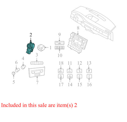 31288604 2010-2016 Volvo XC70 Ambient Air Temperature Sensor Used OEM 6G9N19C734