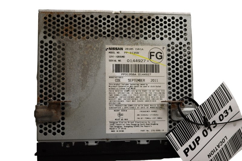 281851VK0A 2008-2015 Nissan Rogue Radio Unit Used OEM 281851VK1A 