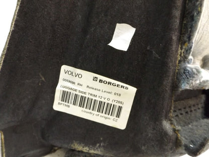 39800506 2010-2016 Volvo XC70 Passenger RH Interior Quarter Trim Panel Used OEM 39800509