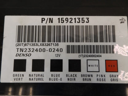 22860591 2006-2012 Chevrolet Impala Body Control Module Used 22860591 OEM