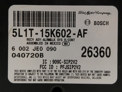 5L1T-15K602-AF 2005-2007 Ford Expedition / F150 Anti-Theft Control Module 5L1T-15K602-AF