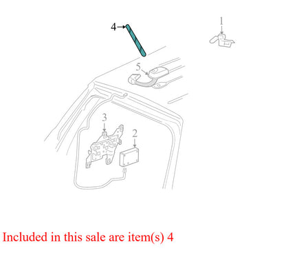 645GM4A10  2008-2011 Buick Enclave Mobile Phone Antenna Used 645GM4A10 OEM