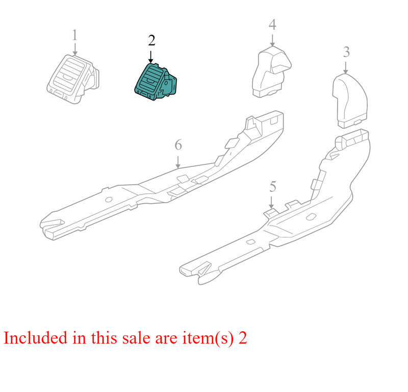 77630SDAA010M1 2003–2007 Honda Accord Driver Left Dashboard Dash Air Vent OEM 77630SDAA01ZA