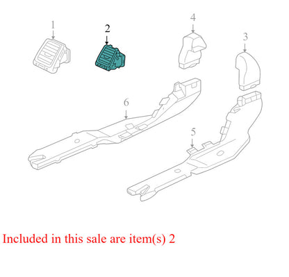 77630SDAA010M1 2003–2007 Honda Accord Driver Left Dashboard Dash Air Vent OEM 77630SDAA01ZA