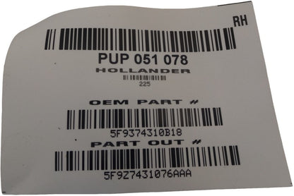 5F9Z7431076AAA 2005-2007 Ford Freestyle Passenger RH Side Belt Insert Trim Used OEM 5F9374310B1