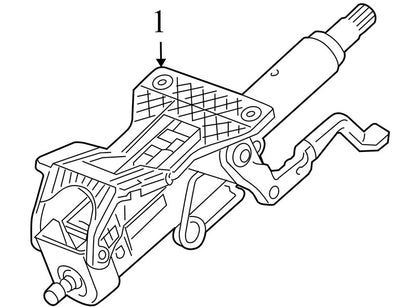 39019170 2011-2016 Chevrolet Cruze Steering Column Assembly Used 39019170 OEM