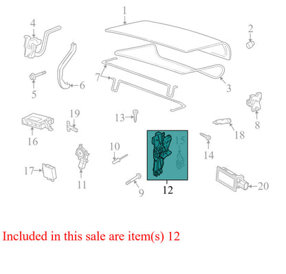 3W1354433A86AM 2003-04 Lincoln Town Car Rear Deck Lid Release Solenoid Used 3W1354433A86AM OEM