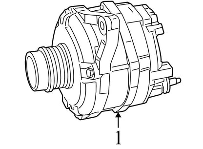 4801323AK 2007-2012 Dodge Caliber Alternator 2.0L Used 4801323AK OEM