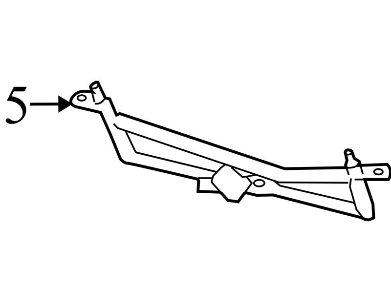 W000025740 2012-2017 Chevrolet Traverse Front Windshield Wiper Linkage Used 15268609 OEM