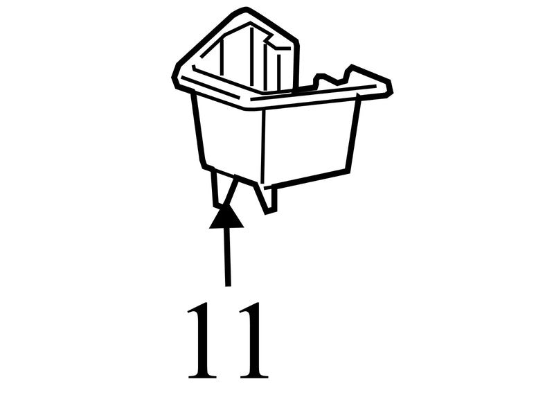 6499747010 2004-2009 Toyota Prius Trunk Floor Storage Box Used OEM 64997-47010