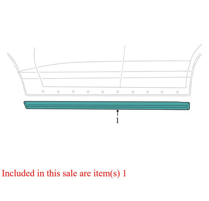 3W135410155ABW 2008-2011 Lincoln Town Car Driver LH Rocker Panel Guard Used 3W1Z5410176AAA OEM