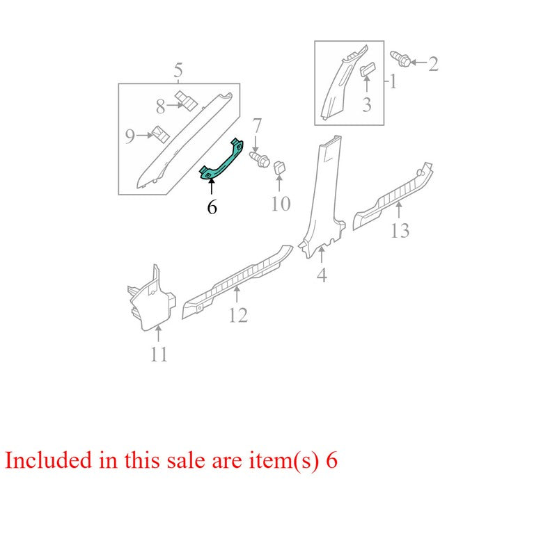 9L8Z7831406AA 2008-2012 Ford Escape Grab Handle Used OEM 9L8478310406A