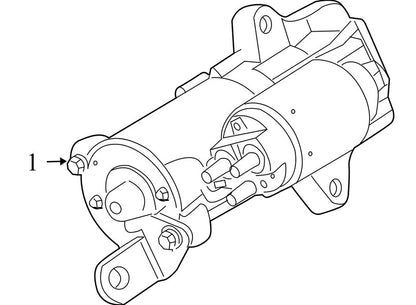BB5Z11002A 2008-2012 Ford Escape 2.5L Starter Motor Used OEM BB5T11000AA