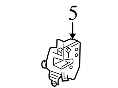 6L3Z1626412C 2003-2006 Ford Expedition Driver Rear RL Door Lock Actuator Used OEM 6L3Z1626412