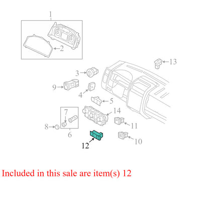 8L8Z13D730AA 2001-2007 Ford Escape Combination Switch Assembly Used OEM 8L8Z13D730AA
