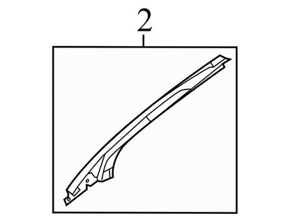 CM51A03198BFW 2012-2014 Ford Focus FR Body A-Pillar Trim Used CM5Z58025A00A OEM