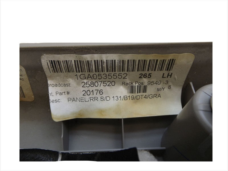 25807520 2007-2009 Cadillac SRX Passenger RR Door Interior Trim Panel Used 19153288 OEM