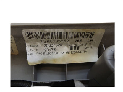 25807520 2007-2009 Cadillac SRX Passenger RR Door Interior Trim Panel Used 19153288 OEM