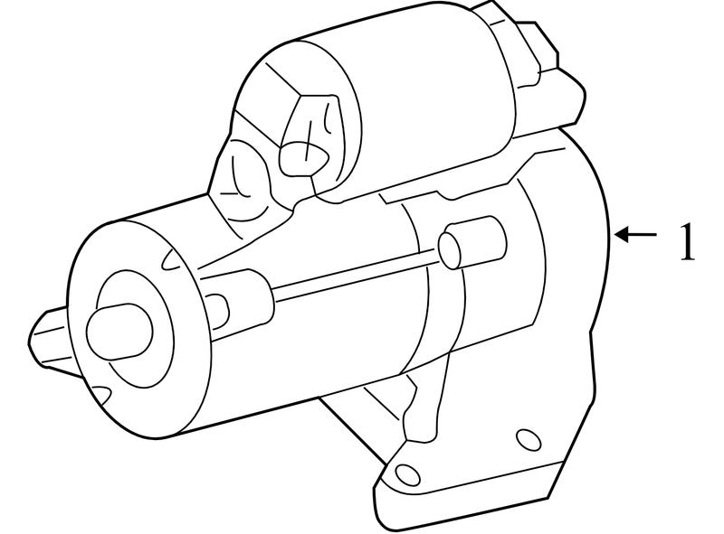 9E5Z11002A 2008-2012 Ford Escape 3.0L Starter Motor Used OEM BE5T11000AA