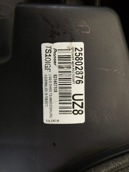 23145362 2010-2017 Chevrolet Equinox Speaker Subwoofer Assembly Used OEM 25802876