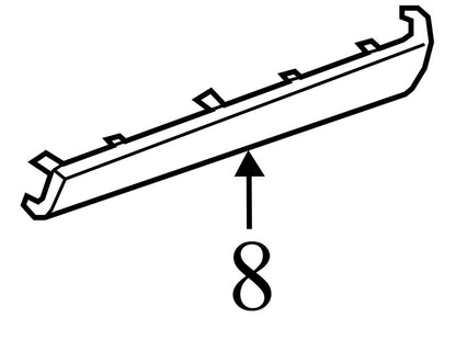 5540308010E0 2011-2014 Toyota Sienna Driver Side Trim Panel Molding Used OEM 55403-08010