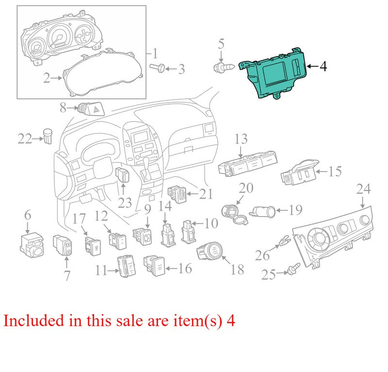 8391008010, 8329008040 2011-2014 Toyota Sienna GPS Navigation System Used OEM 8391008010