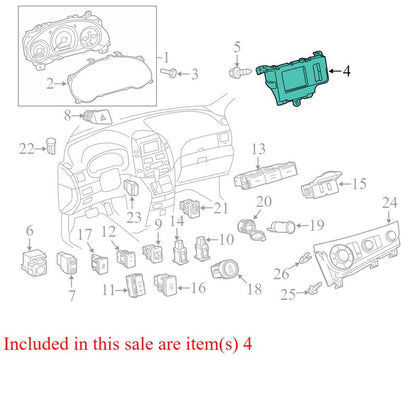 8391008010, 8329008040 2011-2014 Toyota Sienna GPS Navigation System Used OEM 8391008010